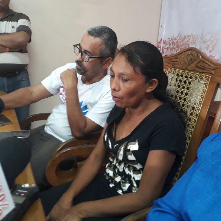 La campesina Lea Valle denunció públicamente el asesinato de sus dos hijos y exige la entrega de sus cuerpos para sepultarlos dignamente