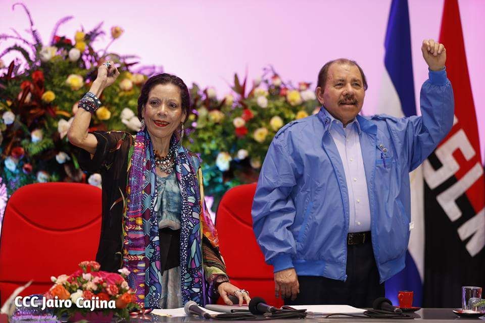 Daniel Ortega y Rosario Murillo. Foto: Tomada de la Presidencia  de Nicaragua