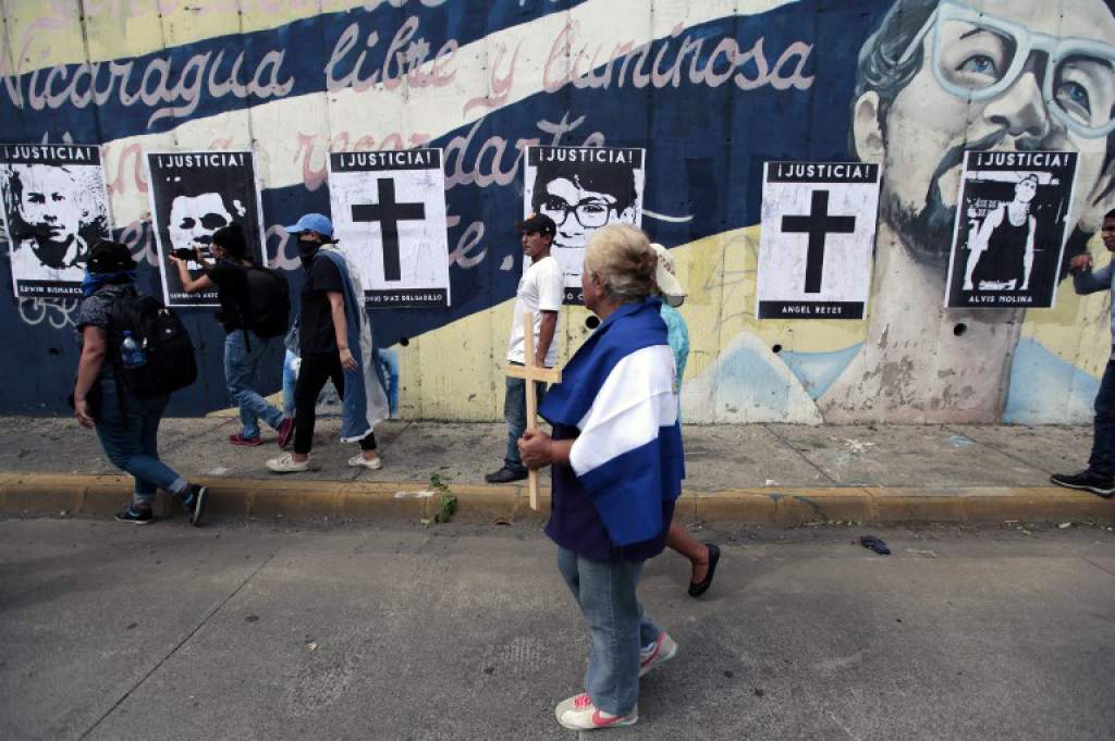 Daniel Ortega masacró sin piedad y asesinó a 15 nicaragüenses en la manifestación de las madres AFP/ D.ULLOA
