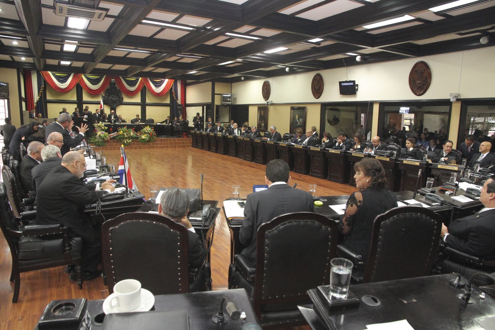 Parlamento firma moción en solidaridad con Nicaragua. Foto: La Patilla/Panamapost