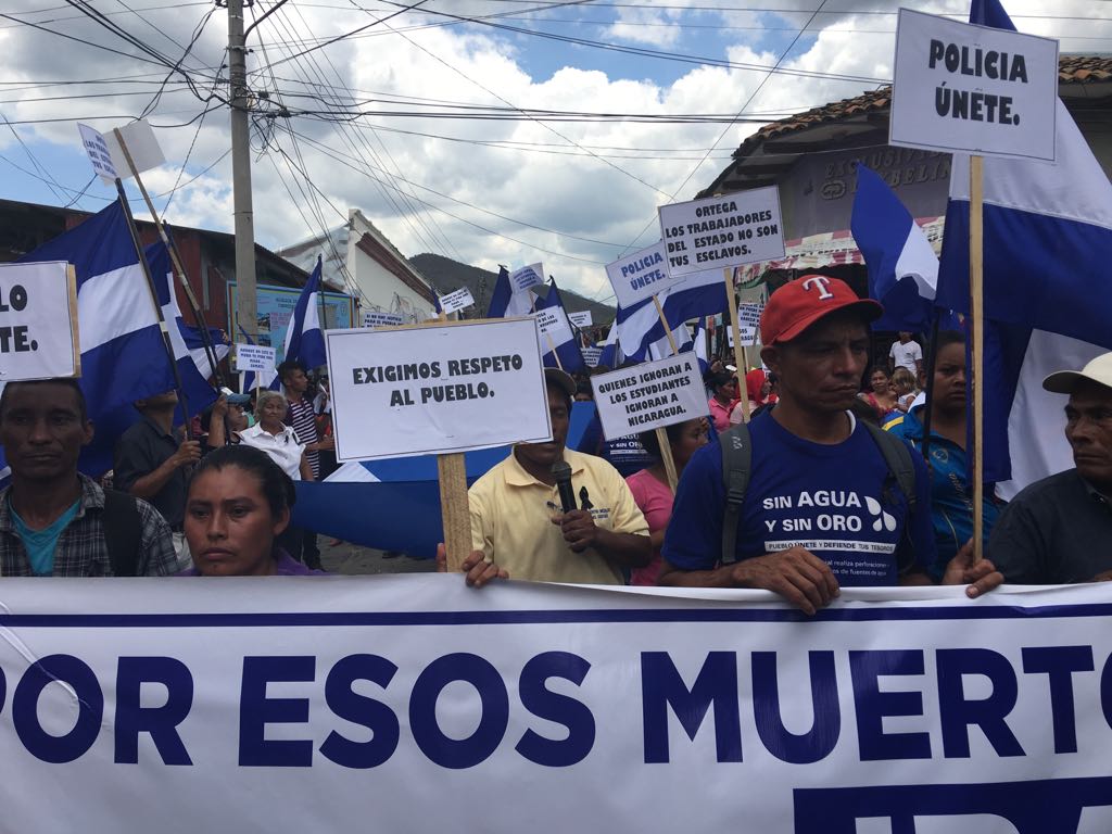 Protestas en Nicaragua. Foto: Cortesía