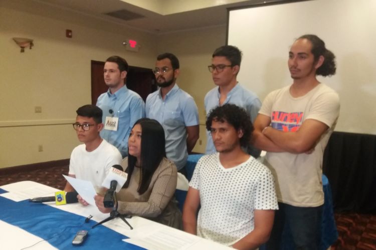 Nueva Coalición de Estudiantes Universitarios y Sociedad Civil. Foto: La Prensa