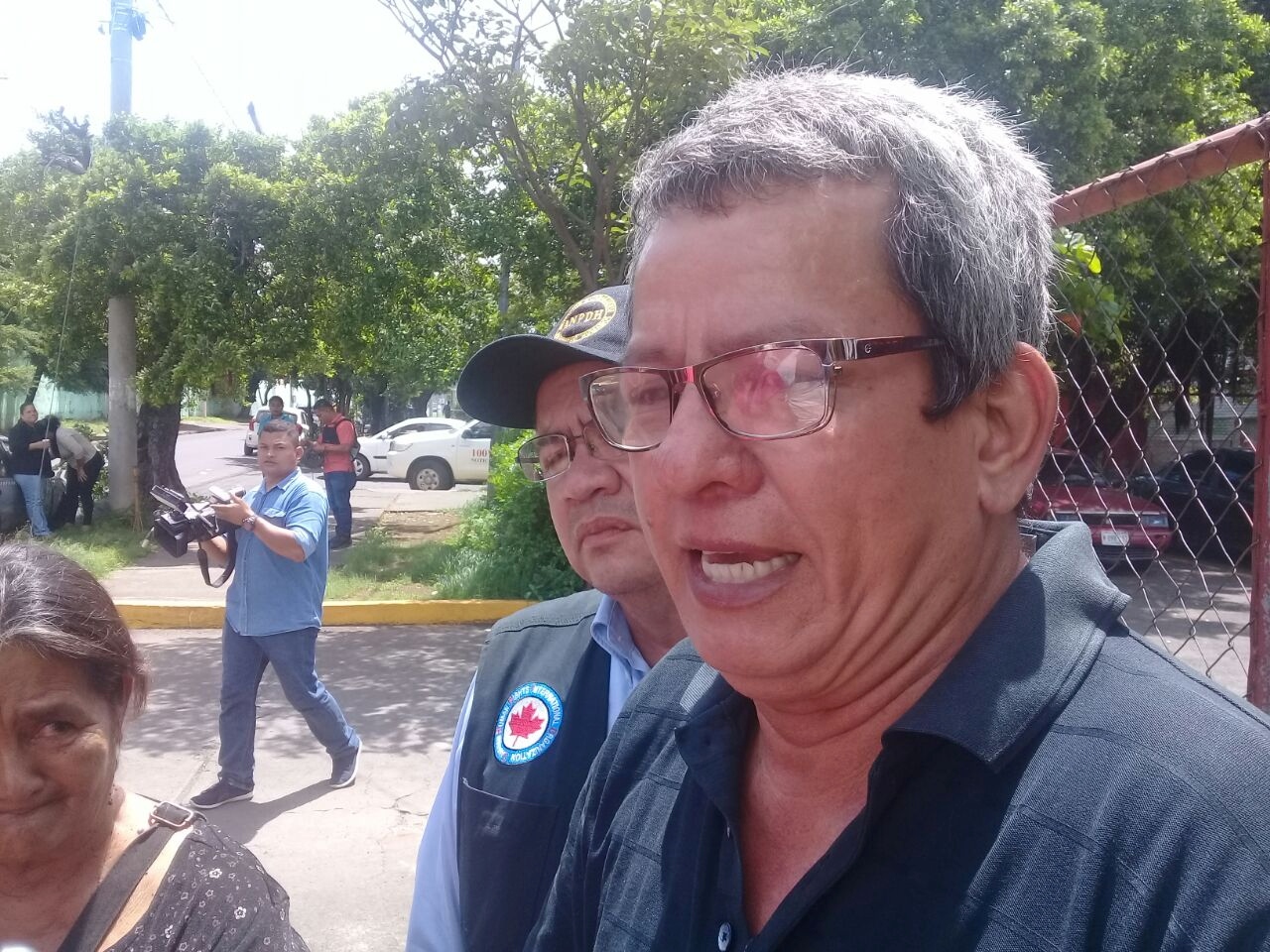 Cándido Reyes trabajador del Estado al que le fue asesinado su hijo en la marcha de las madres de abril. Fotografía: Artículo66