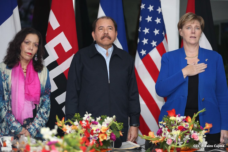 EE.UU se reunió con Daniel Ortega para hablar sobre la crisis democrática. Foto: 19digital