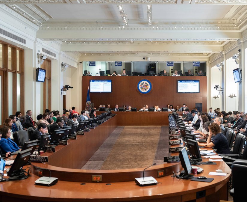 Consejo Permanente de la OEA analiza la crisis de Nicaragua en sesión extraordinaria a petición de cinco países. Foto: OEA