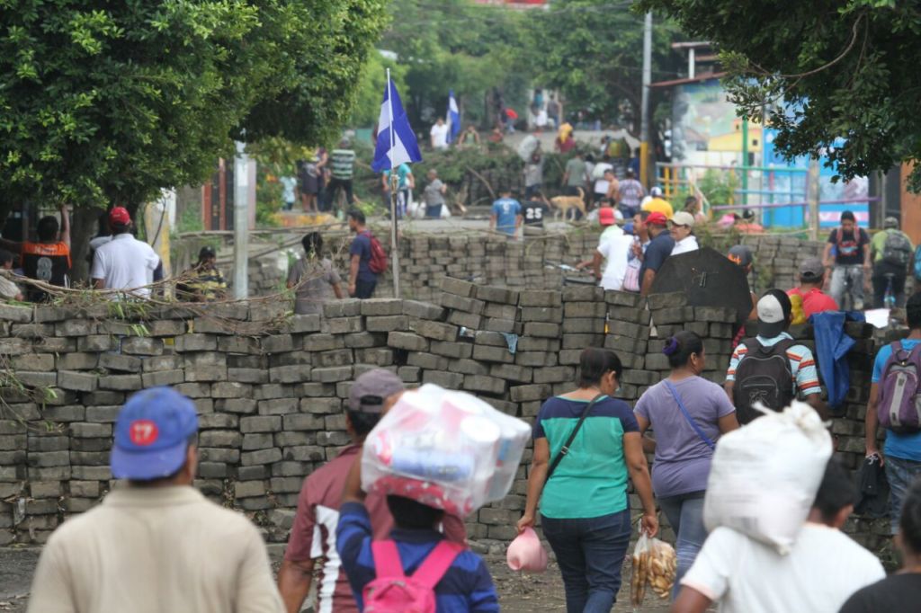 Monimbó desmiente supuesto acuerdo para quitar barricadas y desmovilizarse. Fto: LaPrensa