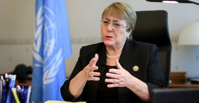 Michelle Bachelet, actual Alta Comisionada para los derechos humanos de la ONU. Foto: France24