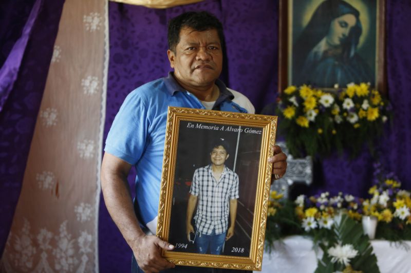 Álvaro Gómez, el exguerrillero sandinista que tuvo que exiliarse en Costa Rica, tras el asesinato de su hijo. Foto: END