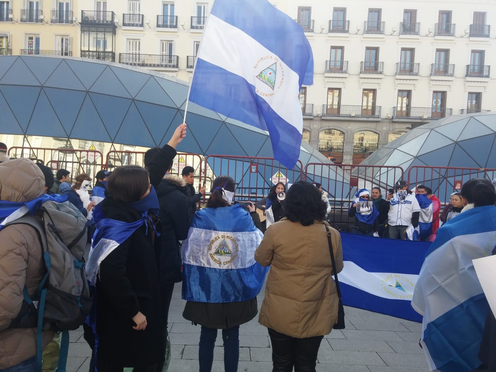 Nicaragüenses en Madrid boicotean concierto promovido por el régimen de Daniel Ortega. Foto ilustrativa/SOS Nicaragua Madrid