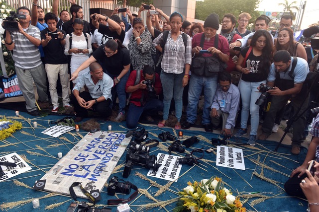 Reporteros Sin Fronteras: «Es un fin de año negro para los periodistas independientes en Nicaragua». Foto/AFP