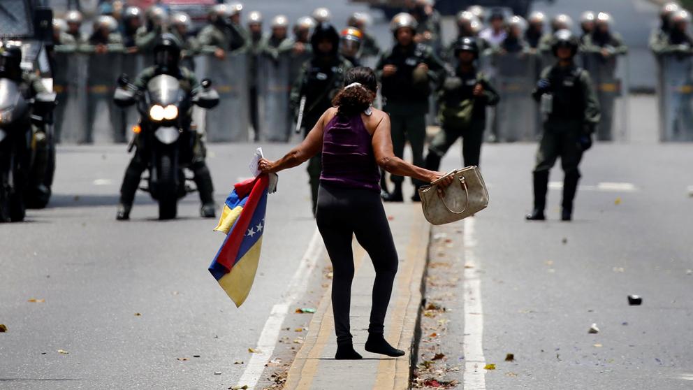 Protestas en Venezuela contra el régimen de Maduro. Foto: Punto de Corte.