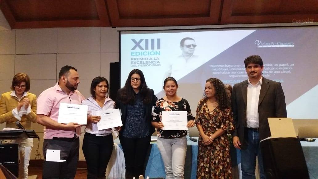 Artículo 66 gana premio a la excelencia periodística “Pedro Joaquín Chamorro”. Foto: María Gómez/Artículo 66