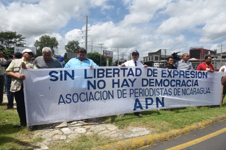Asociación de Periodistas de Nicaragua rechaza legitimar reformas tributarias del orteguismo. Foto: Cortesía