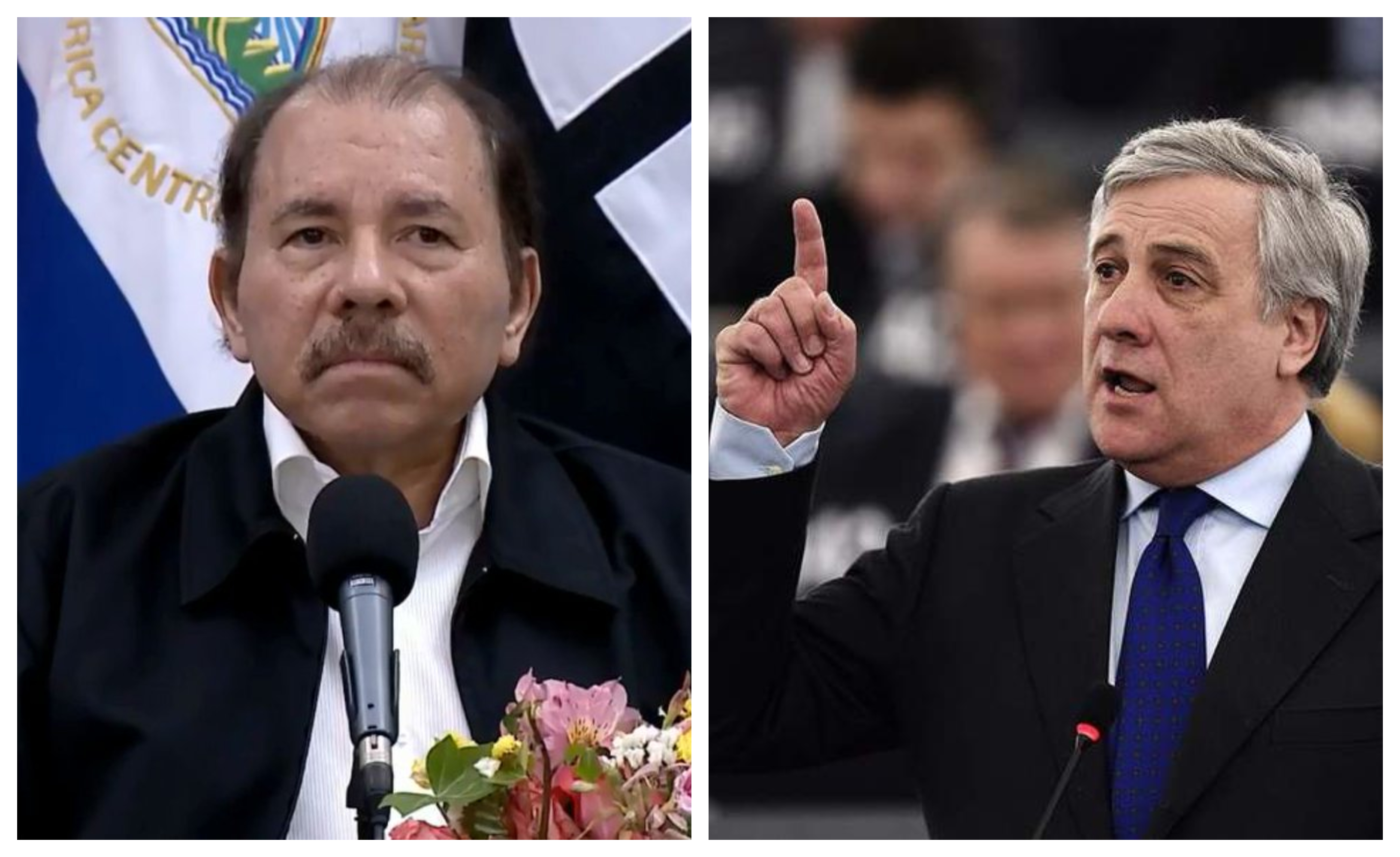 Tajani mandó fuerte carta a Daniel Ortega.