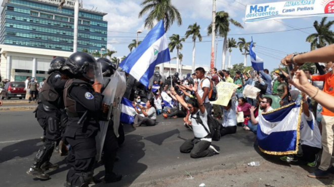 Amnistía Internacional exige a la dictadura cesar los actos represivos en Nicaragua. Foto: Cortesía