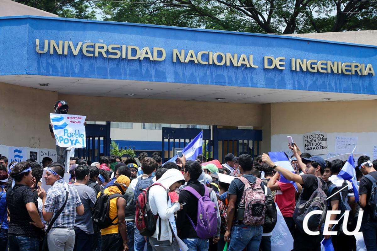 Movimiento estudiantil de la UNI respalda paro nacional. Foto: Cortesía