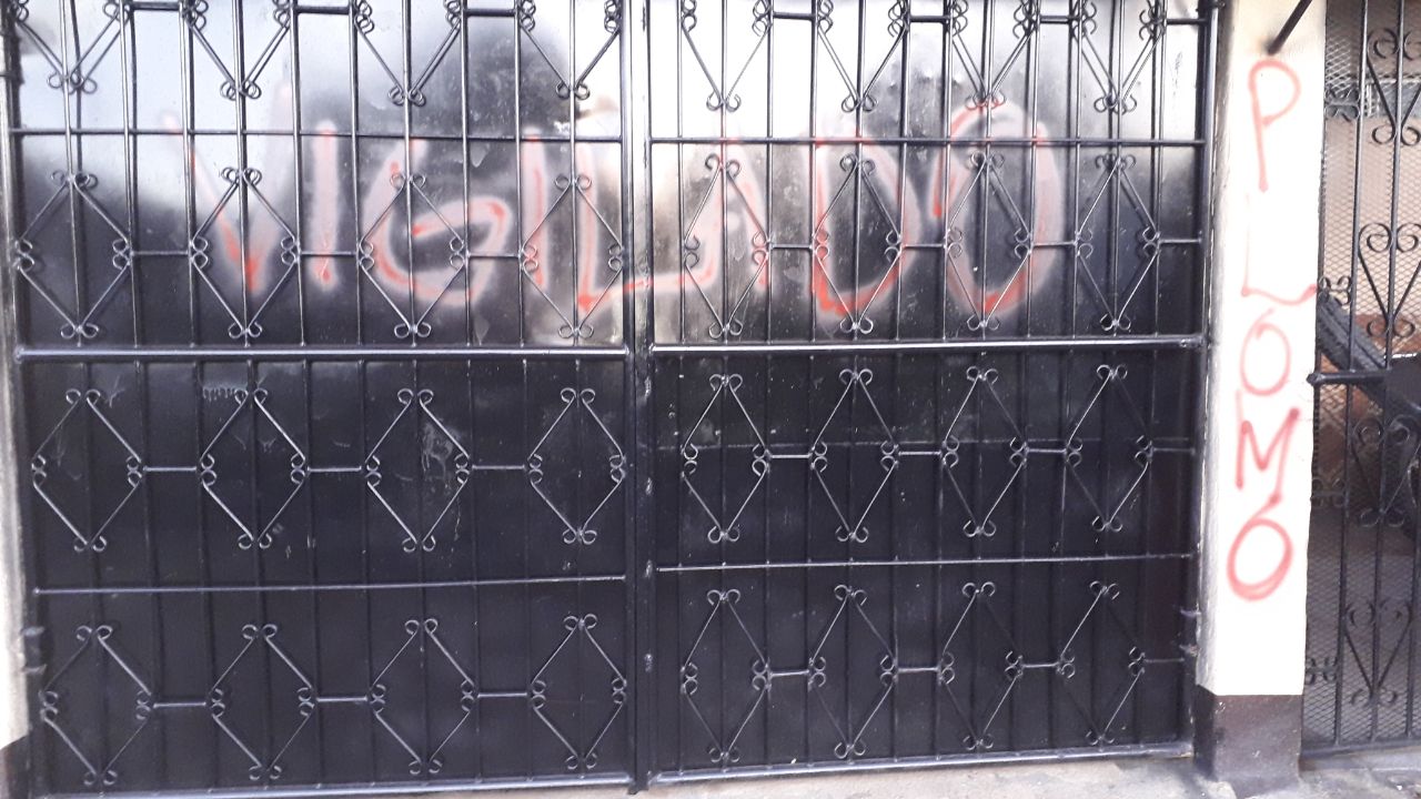 Orteguistas roban y realizan pintas amenazando con "plomo" a miembros de la Alianza Cívica