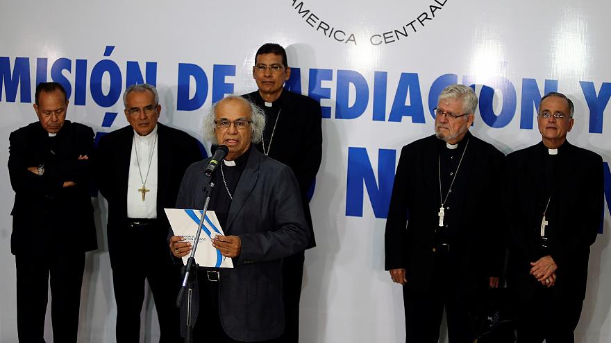 Obispos de Nicaragua condenan profanación a Catedral. Foto: Cortesía