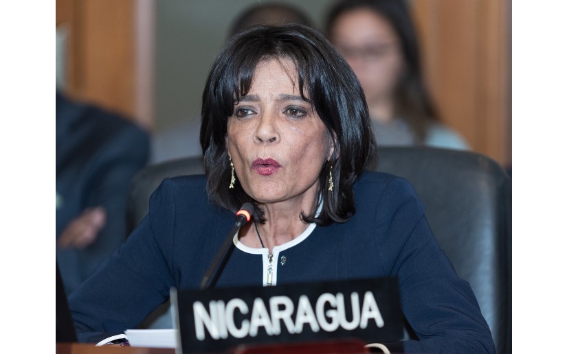 Ruth Tapia, embajadora de la dictadura ante la OEA. Foto: Cortesía