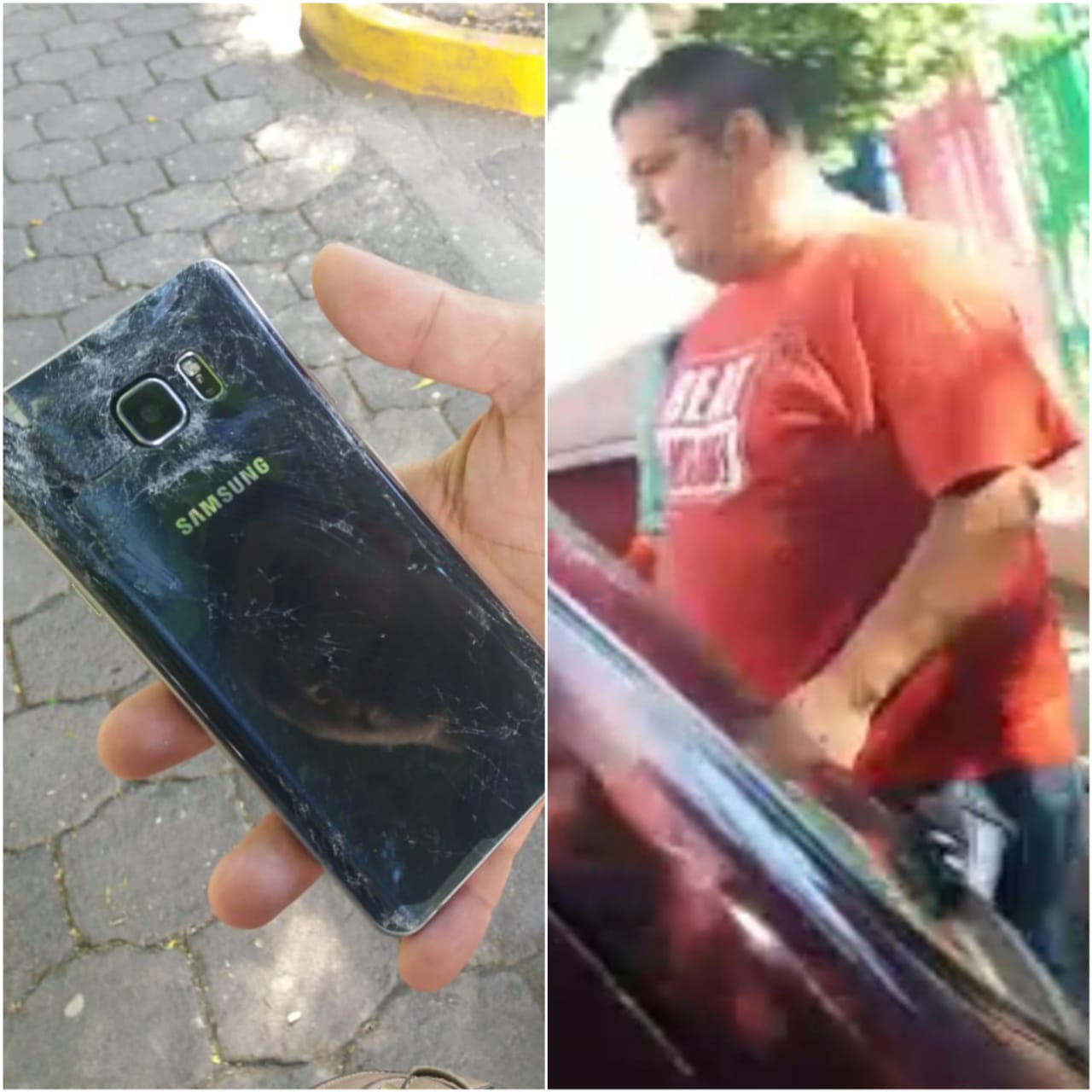 Policía vestido de civil arrebata y quiebra el teléfono al camarógrafo y periodista, Bryan Zeledón de NotimaTV