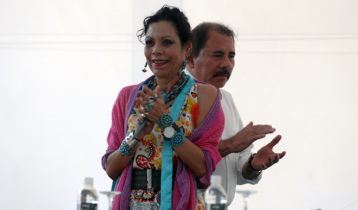 Rosario Murillo y Daniel Ortega. Foto: La Prensa