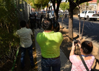 Antimotines arremeten contra periodistas independientes: Los agreden y amenazan de muerte. Foto: La Prensa