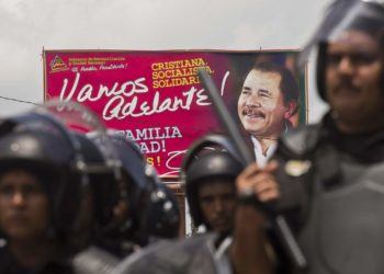 La institución policial de Nicaragua fue sancionada por Estados Unidos. Foto: Cortesía/AP