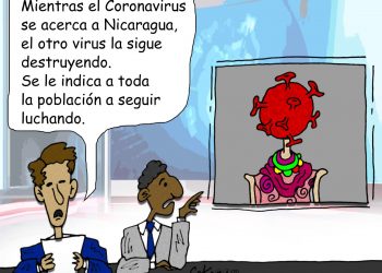 La Caricatura: El coronavirus se acerca a Nicaragua