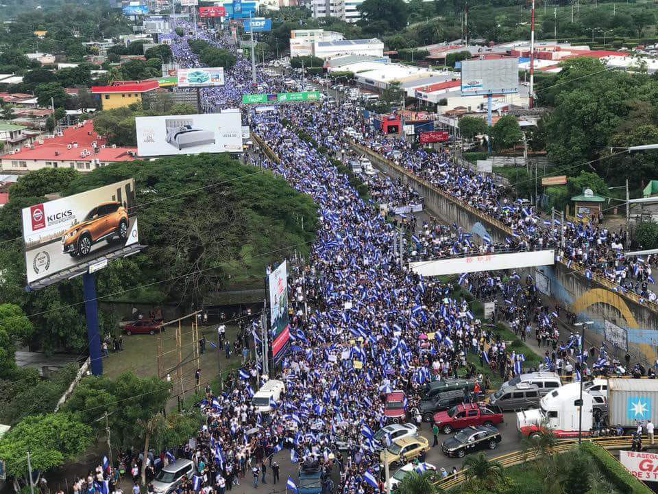 Marcha de las Madres, el 30 de mayo 2018, en Managua. Foto: Cortesía / Artículo 66