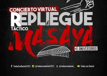 Orteguismo de Masaya "se replegará" en concierto virtual por el repliegue