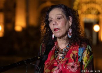 Rosario Murillo culmina la semana «exhortando» a no hablar «malignidades ni falsedades». Foto: Artículo 66 / Gobierno
