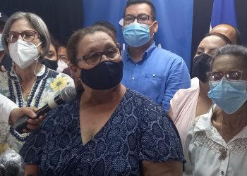 Madres de Lesther Alemán y Max Jerez: «Nuestros hijos son inocentes. Los asesinos es el régimen». Foto: Artículo 66/ Noel Miranda.