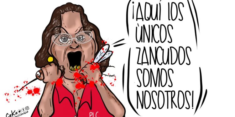 La Caricatura: Canibalismo político. Cako. Nicaragua