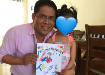 Hija de Miguel Mendoza ruega ver a su papá: «Oro a Dios todos los días para que regreses pronto a casa». Foto: Cortesía.