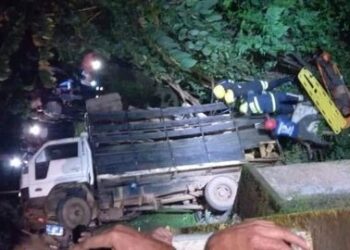 Dos muertos y cinco heridos al caer un camión de un puente en Nueva Guinea