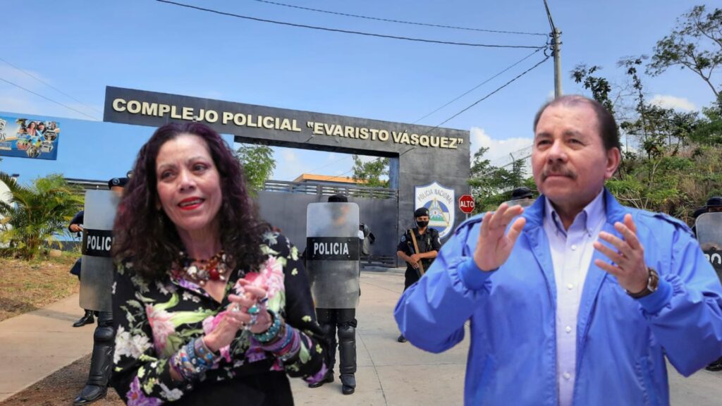 The dictators Ortega and Murillo keep the country under a police state.