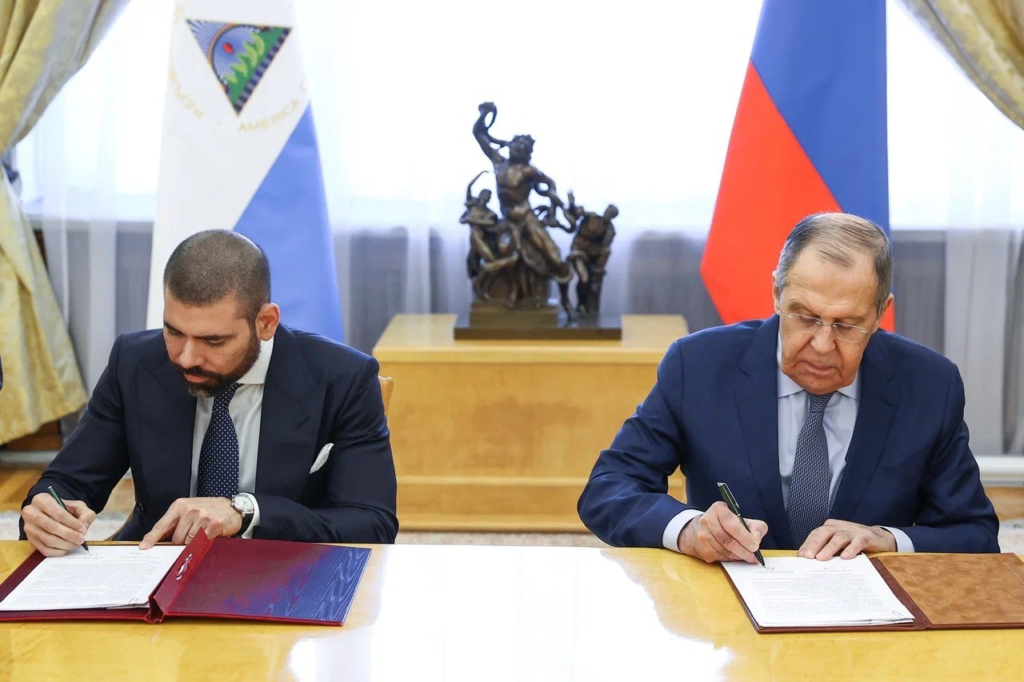 Russia and Nicaragua join together to complain about "illegal and unilateral" sanctions