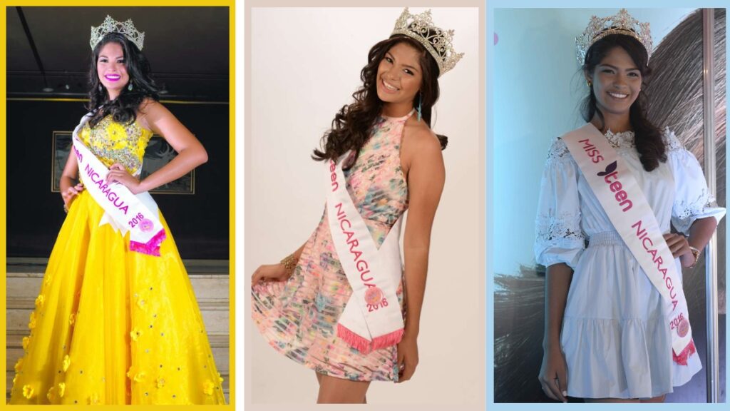 Sheynnis Palacios tras ser coronada Miss Teen Nicaragua 2016. Fotos: La Prensa. 