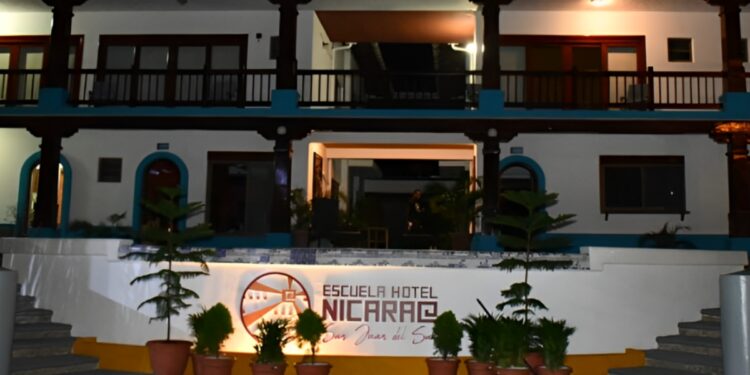 INATEC abre «escuela-hotel» en las propiedades confiscadas a la madre del exmagistrado sandinista Rafael Solís. Foto: Redes Sociales.