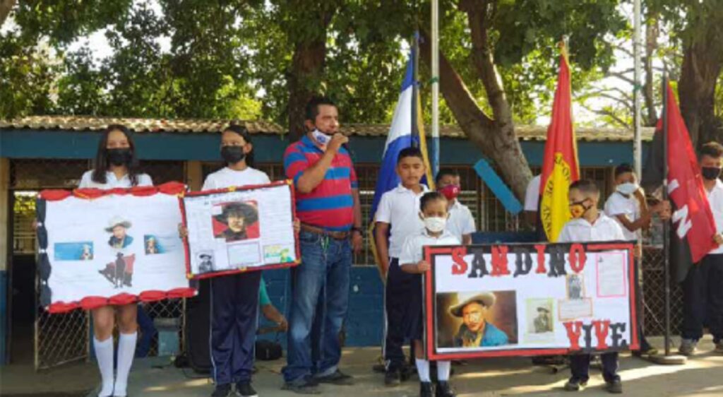 Dictatorship promotes "painting contest" on Sandino, as part of a "disgusting" strategy of indoctrination of children