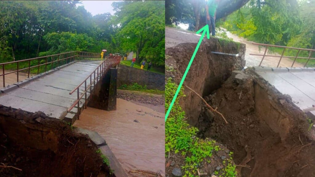 Citizens denounce damage to bridges in Matagalpa and Managua