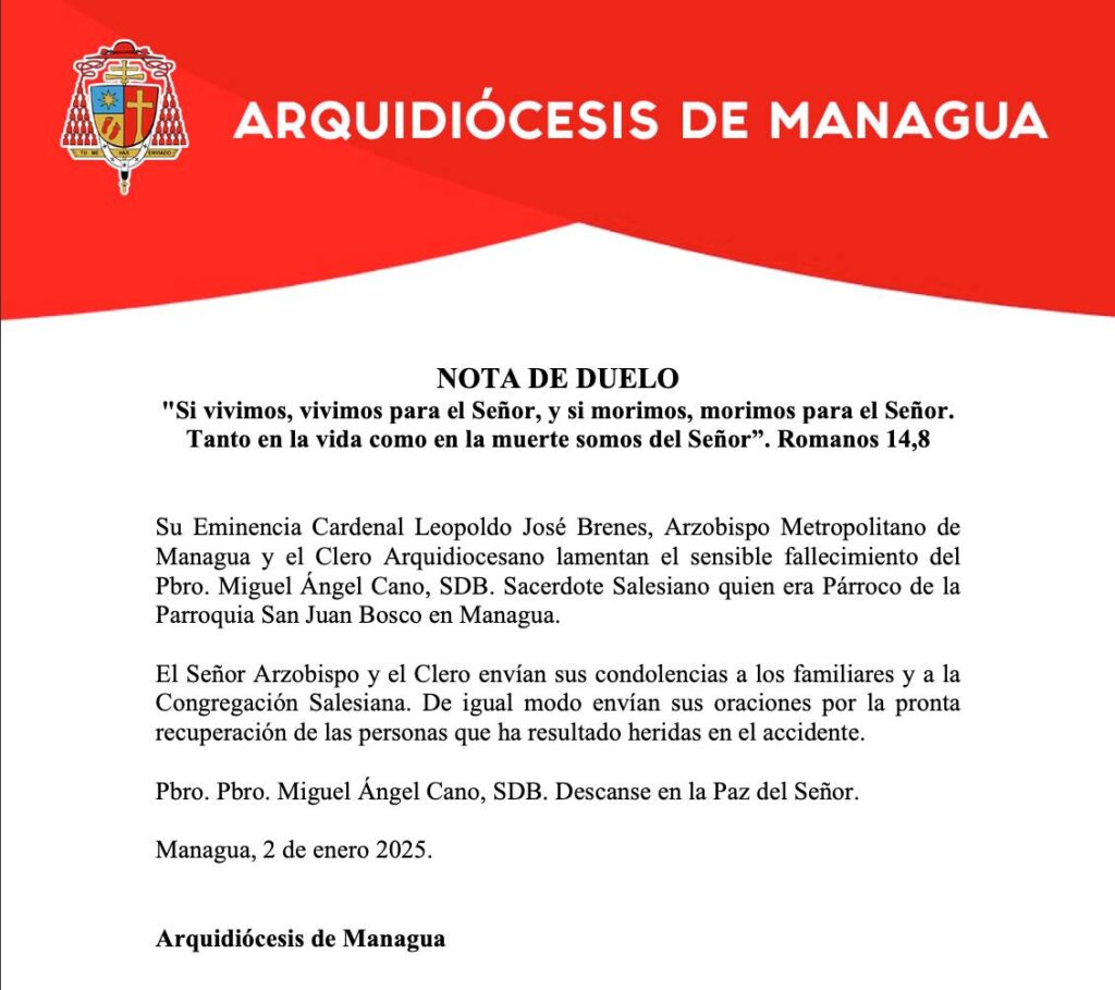 Priest Miguel Ángel Cano, director of the Don Bosco Youth Center, dies in a traffic accident